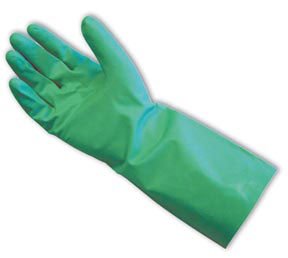 Fisher Scientific PIP Assurance Unsupported Utility Glove Small Nitrile Green 13 Inch Straight Cuff NonSterile - 19152511