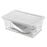 Uline - Shoe Box 5 X 8 X 13, Clear, Plastic - S-15402