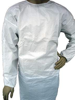 Fisher Scientific Epic Protective Procedure Gown 3X-Large Unisex NonSterile White - 191303676