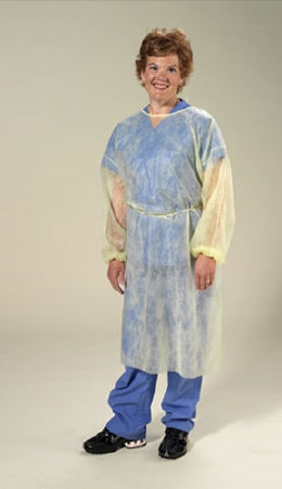 Fisher Scientific High Five Protective Procedure Gown 2X-Large Unisex NonSterile White - 19156239