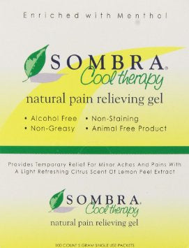 Patterson Medical Supply Sombra Topical Pain Relief 3% Strength Menthol Topical Gel 100 per Box - 558351