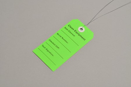 Elkay Plastics - Equipment Tag For DME/HME Equipment Green 2-5/16 X 4-3/4 Inch 2-5/16 X 4-3/4 Inch Card Stock 500 per Case - TCEG