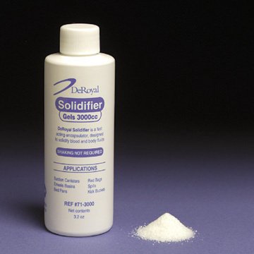 DeRoyal - Fluid Solidifier 9,000 cc Bottle 9.5 oz. - 71-9000