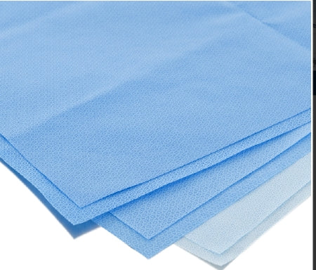 HALYARD* H100 - Sterilization Wrap Light Blue 9 X 9 Inch Single Layer SMS Polypropylene Steam / EO Gas / Hydrogen Peroxide - 37159