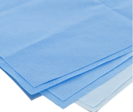 O&M Halyard Inc H100 HALYARD* Sterilization Wrap Light Blue 12 X 12 Inch Single Layer SMS Polypropylene - 37046