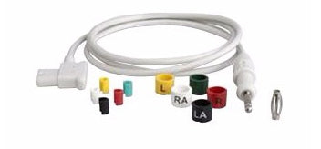 Philips Healthcare - Leadwire Set Multi-patient Use For PageWriter TC Series Cardiographs, AAMI and IEC Color Coded, Banana Posts - 989803151711