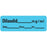 Precision Dynamics Pre-Printed Label Anesthesia Label Dilaudid___ mg/mL/Date___Time___Int.___ Blue 1/2 X 1-1/2 Inch - LAN-200D05