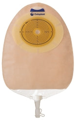Coloplast SenSura Urostomy Pouch One-Piece System 10-3/8 Inch Length, Maxi 1 Inch Stoma Drainable Flat, Pre-Cut - 11806