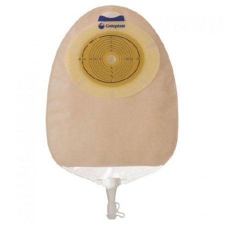 SenSura - Urostomy Pouch One-Piece System 10-3/8 Inch Length, Maxi 1-3/16 Inch Stoma Drainable Flat, Pre-Cut - 11807