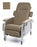 Lumex - Clinical Care 3-Position Recliner Taupe Patriot Plus Fabric Four Tente Swivel Caster, Three Locking Caster - FR577RG8584