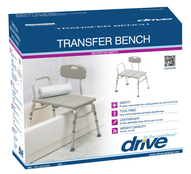 Drive Medical Three Piece Transfer Tub Bench