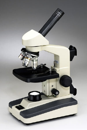 M220 Series - Basic Laboratory Microscope Monocular Head 4X / 10X / 40X Plain, Tapped Stage - M220