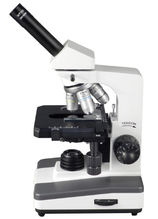 M250 Series - Basic Laboratory Microscope Monocular Head 4X, 10X, 40X, 100X (Oil) Mechanical Stage - M251