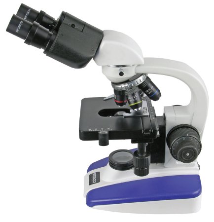 United Products & Instruments M280 Series Basic Laboratory Microscope Binocular 4X / 10X / 40X / 100X (Oil) Mechanical Stage - 280