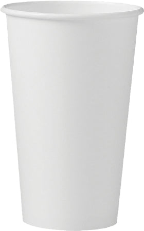 Solo Cup Solo Drinking Cup 16 oz. White Paper Disposable - 316W-2050