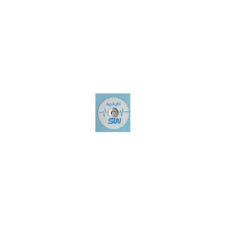S & W Healthcare - ECG Tab Electrode Resting Non-Radiolucent Foam Backing 25 per Pack - 301