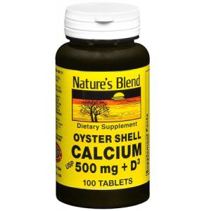 National Vitamin Company Nature's Blend Multivitamin Supplement Calcium / Vitamin D 500 mg - 125 IU Strength Tablet 100 per Bottle - 54629037701