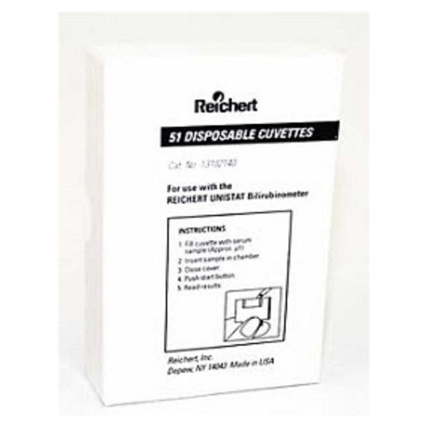 Reichert. Cuvette Specimen Unistat For Bilirubinometer 51/Box - 13102140