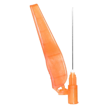 Sol-Care - Hypodermic Needle Hinged Safety Needle 25 Gauge 1-1/2 Inch Length Regular Wall - SN2515
