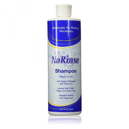 Clean Life Products No Rinse Rinse-Free Shampoo 16 oz. Squeeze Bottle Unscented - 7524400200