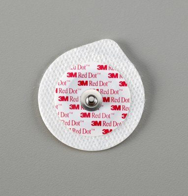 3M Red Dot EKG Snap Electrode Monitoring Radiolucent 50 per Pack - 2237