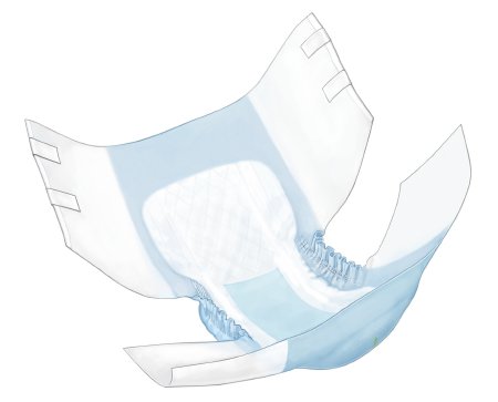 Cardinal Simplicity Adult Incontinent Brief Tab Closure Large Disposable Moderate Absorbency - 65034R