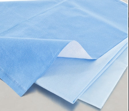 O&M Halyard Inc H200 HALYARD* QUICK CHECK* Sterilization Wrap White / Blue 48 X 48 Inch Dual Layer SMS Polypropylene - 34149