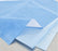 QUICK CHECK* H100 - Sterilization Wrap White / Blue 48 X 48 Inch Dual Layer SMS Polypropylene Steam / EO Gas / Hydrogen Peroxide - 34161