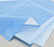 O&M Halyard Inc H100 HALYARD* QUICK CHECK* Sterilization Wrap White / Blue 36 X 36 Inch Dual Layer SMS Polypropylene - 34194