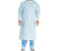 O&M Halyard Inc Chemotherapy Procedure Gown 2X-Large Unisex Blue - 37284