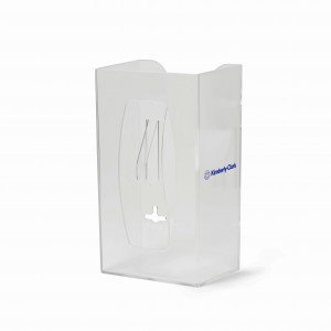 O&M Halyard - Glove Box Holder Horizontal or Vertical Mounted 1-Box Capacity Clear 4.25 X 5.81 X 10.13 Inch Plastic - 36729