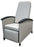Winco Premier LifeCare 3-Position Recliner Chestnut Nylon Caster Nylon Caster - 5400-73