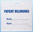 PDC - Patient Belongings Bag 20 X 20 Inch Plastic Open Ended White - PBH02