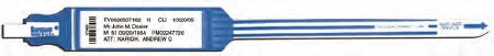 Safeguard Sealident - Identification Wristband Laser Print Adhesive Closure Without Legend - 881-15-PDJ