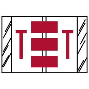 Tab Products Compatible Alpha 84100 Label Packs