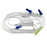 Bravo24 - Primary IV Administration Set with Extension Set 15 Drops / mL Drip Rate 112 Inch Tubing 3 Ports - SC9029