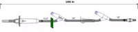 Bravo24 - Primary IV Administration Set 60 Drops / mL Drip Rate 106 Inch Tubing 2 Ports - SC9065