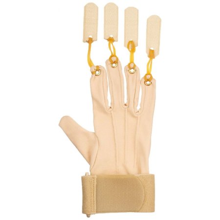 Rolyan Deluxe - Traction Exercise Glove Small / Medium Tan - 50350101