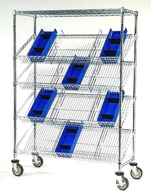 Lakeside Manufacturing - Suture Cart Chrome 24 X 48 X 60 Inch - R244854SSC
