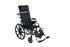 drive Viper Plus GT - Lightweight Wheelchair Dual Axle Desk Length Arm Black Upholstery 16 Inch Seat Width Adult 300 lbs. Weight Capacity - PLA416RBDDA