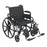 Drive Medical Viper Plus GT Lightweight Wheelchair Dual Axle Desk Length Arm Flip Back, Padded, Removable Arm Style Mag Wheel Black 22 Inch Seat Width 350 lbs. Weight Capacity - PLA422FBDAAR-SF