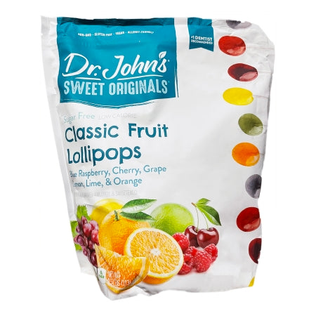 Dr. John's Candies - Sugar-Free Lollipop Fruit Flavor 2.5 lb. - 4056