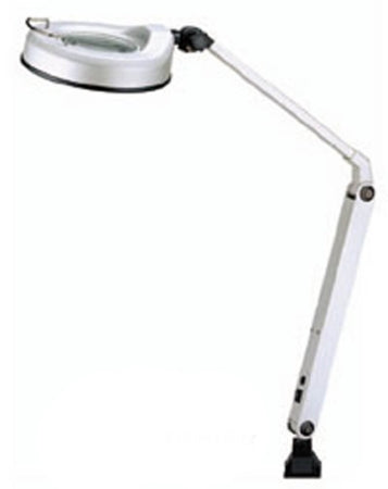 Sunnex RLM Series Magnifying Lamp Table Mount Fluorescent 22 Watt White - RLM-CL-120V