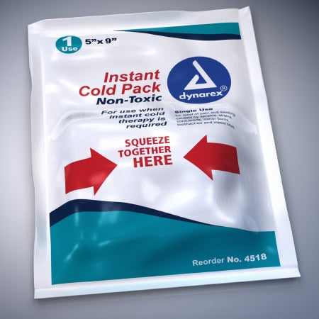 Dynarex Instant Cold Pack General Purpose 5 X 9 Inch Single Use - 4518