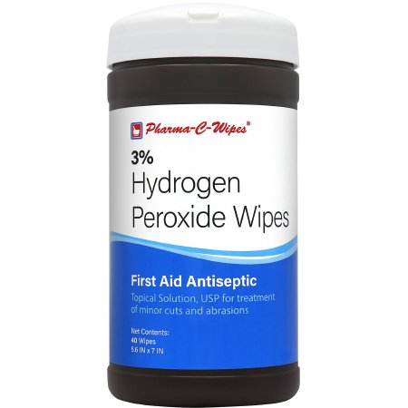 Pharma-C-Wipes - Antiseptic Skin Wipe Towelette Canister - Kleen Test Products Corp - CUS200737