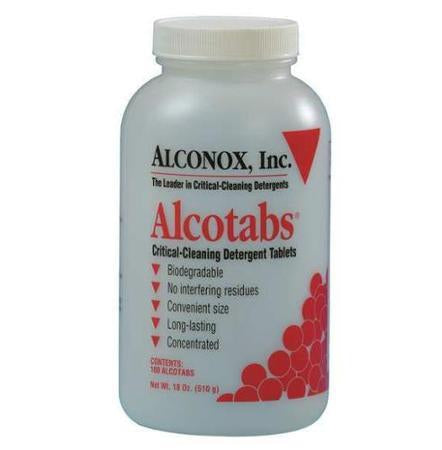 Alcotabs - Instrument Detergent Tablet Concentrate 100 Count Bottle Unscented - Alconox - 1500