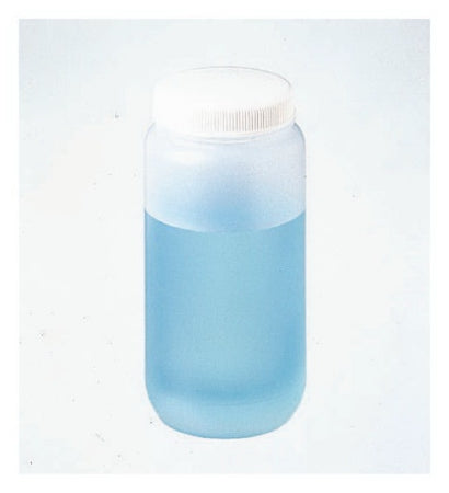 Nalgene - Wide-Mouth Bottle 89 X 120 X 244 mm, Large, 2 Liter, Natural, Linerless Closure, 100 mm Neck Finish, Non-sterile, Round Shape - 1181512A