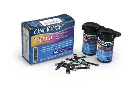 LifeScan OneTouch Ultra Blue Blood Glucose Test Strip 50 Test Strips per Box - 353885009720