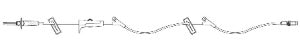 ICU Medical Administration Set 15 Drops / mL Drip Rate 100 Inch Tubing 2 Ports - SC9201