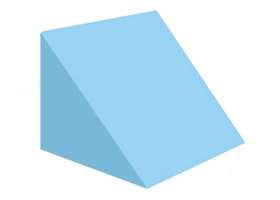 Alimed Positioning Wedge 10 X 10 X 10 Inch Foam Freestanding - 920405